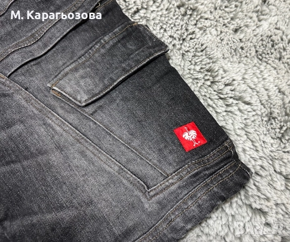 Engelbert Strauss Cargo POWERdenim Shorts, Размер 50, снимка 4 - Къси панталони - 52516681