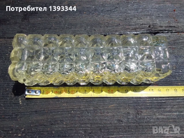 Стъклена ваза, снимка 3 - Вази - 50584464