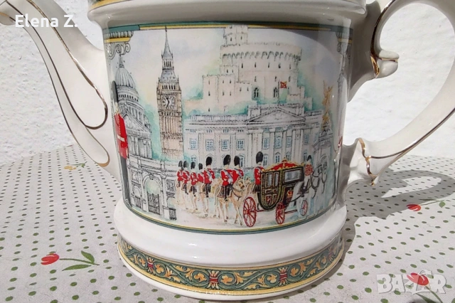 Винтидж чайник Sadler тематика Лондон, снимка 11 - Аксесоари за кухня - 53808188