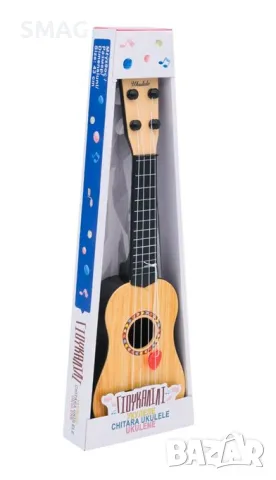 Детско Уколеле 4 струни S_1185808, снимка 4 - Музикални играчки - 48600980