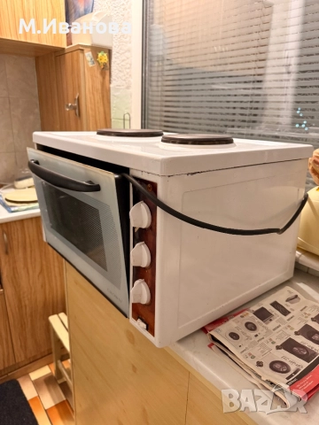 Печка с котлони Crown, снимка 3 - Печки, фурни - 52506734