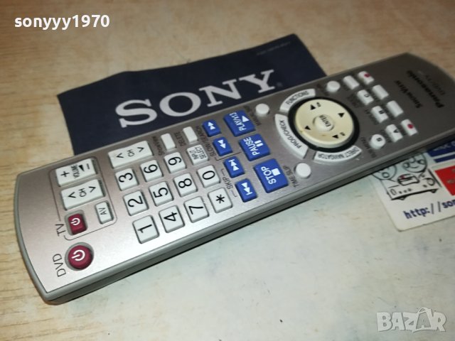 PANASONIC DVD/TV REMOTE 2608231746, снимка 2 - Дистанционни - 41974503