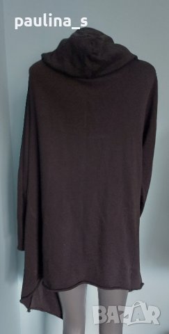 Ватирано манто тип жилетка с качулка / голям размер , снимка 5 - Жилетки - 44459528