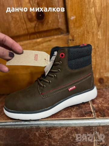 Кожени детски обувки/боти Levis, снимка 3 - Детски обувки - 52937200