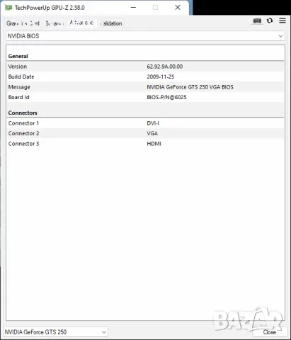 Видео карта NVidia GeForce Palit GTS250 E-Green 512MB GDDR3 256bit PCI-E, снимка 11 - Видеокарти - 47839993