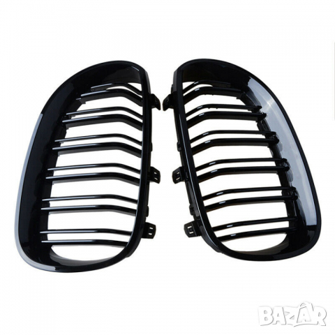 бъбреци,решетки радиатор BMW E60 E61 Черен Гланц Лак М5 03-11, снимка 3 - Аксесоари и консумативи - 36182028