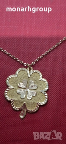 Златна верижка с висулка, снимка 4 - Колиета, медальони, синджири - 52879506