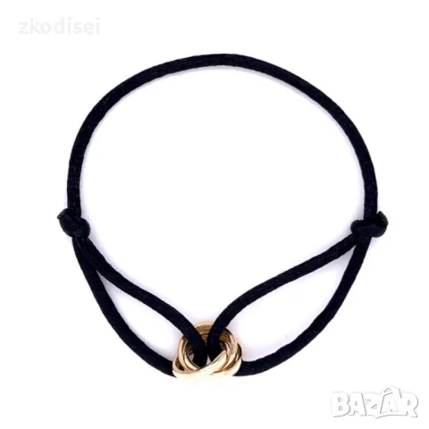 Златна регулируема гривна Cartier 2,04гр. 14кр.проба:585 модел:29445-4, снимка 2 - Гривни - 48903486