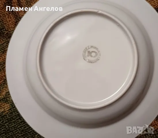 Български порцелан Разград, старото българско качество. 6 броя чинии. , снимка 3 - Сервизи - 49349013