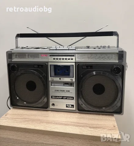 🔈Колекционерски ретро радиокасетофон SHARP GF-9494  - Boombox - профилактиран🔉