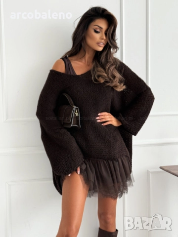 Дамски пуловер RALPHY, 6цвята , снимка 5 - Блузи с дълъг ръкав и пуловери - 52094266