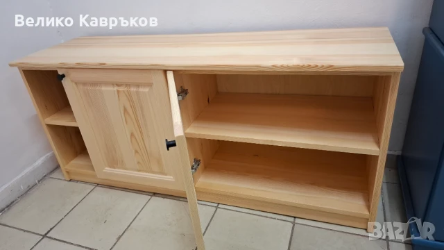 ТВ шкаф от масив, снимка 2 - Шкафове - 50598853