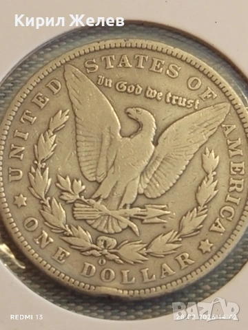 Сребърна монета 1 долар 1904г. САЩ уникат за КОЛЕКЦИОНЕРИ 50756, снимка 13 - Нумизматика и бонистика - 53656673