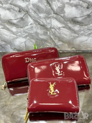 портмонета ysl saint laurent christian dior 