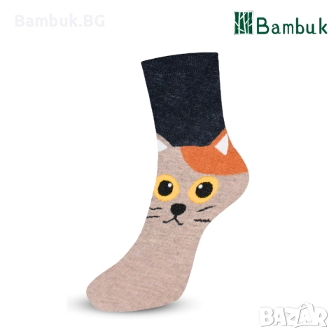 Дамски чорапи за весело настроение “Котенца и куче”, снимка 11 - Други - 52577541