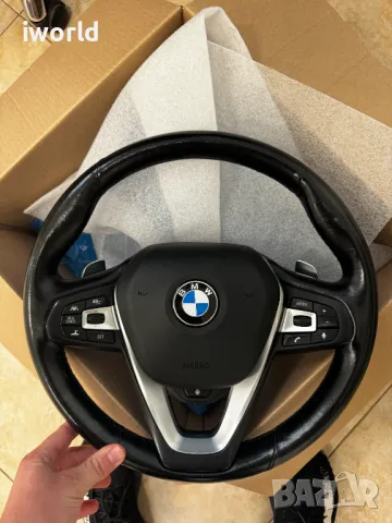 Волан BMW G01 (g20 g21 g30 g31 ) x3 3та и 5та серия с подгрев вибрация , снимка 10 - Части - 47510797