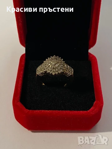 Златен пръстен с 1,00 карат Диаманти/Брилянти