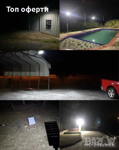 LED Соларна лампа 600W 900W 1200W Cobra Соларно осветление, снимка 4 - Соларни лампи - 41026320