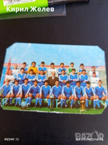 Старо календарче ФК ЛЕВСКИ СПАРТАК рядко за КОЛЕКЦИЯ ДЕКОРАЦИЯ 33349