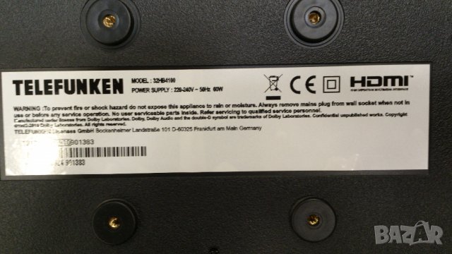TELEFUNKEN 32HB4100, снимка 4 - Телевизори - 39793893