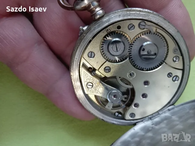 старинен сребърен часовник , снимка 6 - Мъжки - 49196178