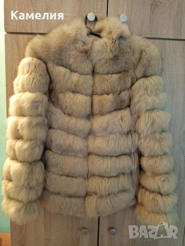 луксозно палто от естествен косъм, снимка 2 - Палта, манта - 51692151