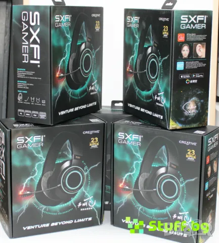 Слушалки Creative SXFI Gamer, снимка 4 - Bluetooth слушалки - 49179854