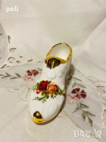 порцеланова обувка Royal Albert , снимка 5 - Декорация за дома - 50986711