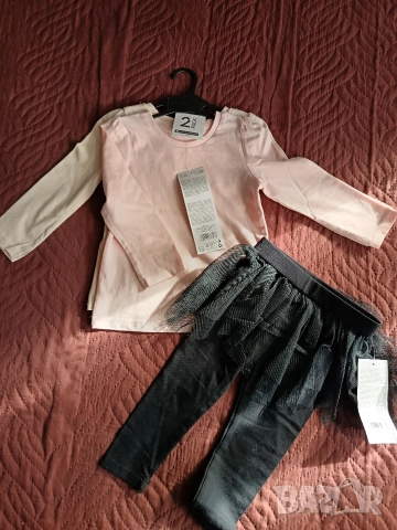 Голям лот за момиче р. 9-12м.80 , снимка 6 - Комплекти за бебе - 52592581