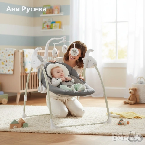 Електрическа люлка шезлонг, снимка 2 - Детски люлки - 53298858