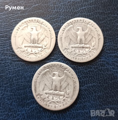 Quarter Dollar-1935-36 S-37г.Сребро!, снимка 4 - Нумизматика и бонистика - 44400377