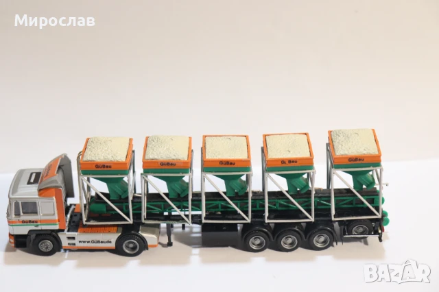 HERPA 1:87 H0 MAN ТИР КАМИОН ИГРАЧКА КОЛИЧКА МОДЕЛ, снимка 4 - Колекции - 50767219