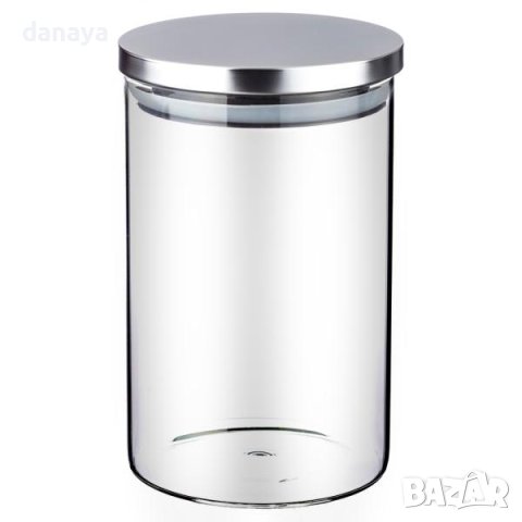 3684 Стъклен буркан за съхранение Стил, 1000 ml, снимка 3 - Аксесоари за кухня - 40508922