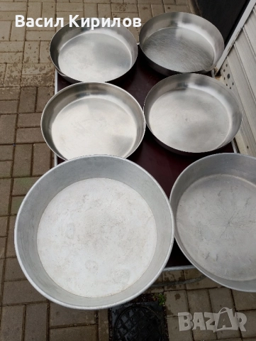 Тава Хром Силистра от соца и Алуминиеви от соца , снимка 3 - Съдове за готвене - 52367058