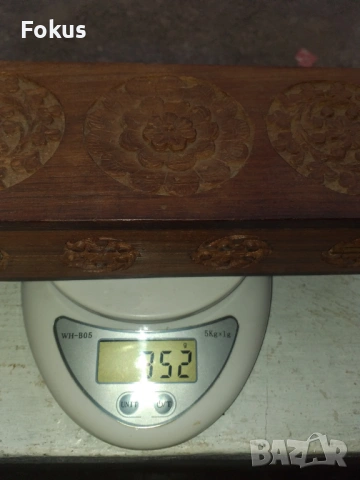 Стара дървена кутия за бижута дърворезба, снимка 6 - Антикварни и старинни предмети - 53430830