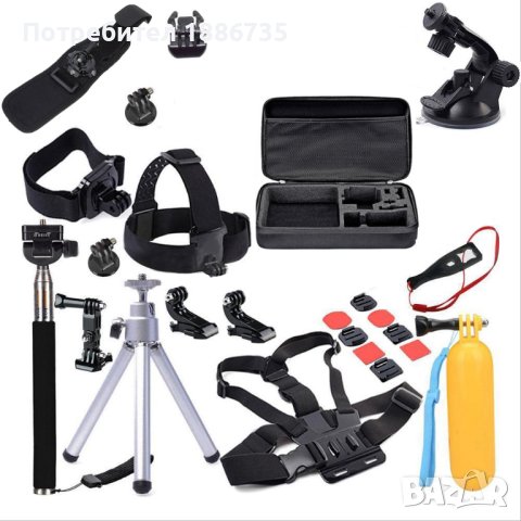 Комплекти за екшън камери GoPro GoPro Hero,SJ4000, Xiaomi, снимка 7 - Чанти, стативи, аксесоари - 39500396