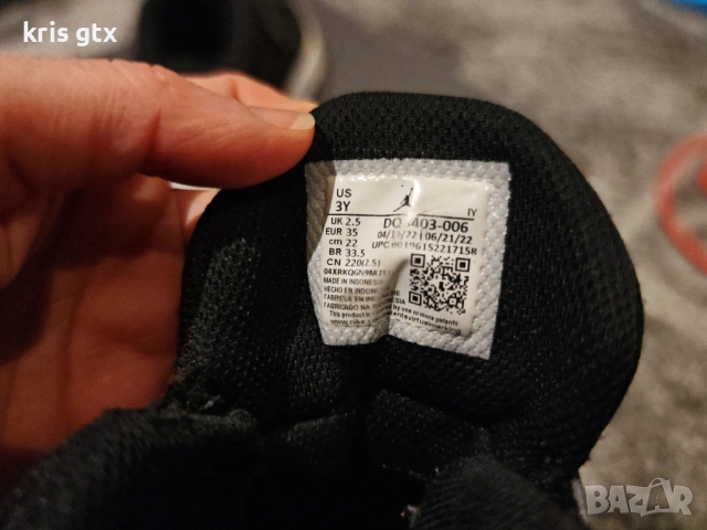 Детски маратонки Jordan Flight Origin 4 – Оригинални номер 35, снимка 9 - Детски маратонки - 53484733