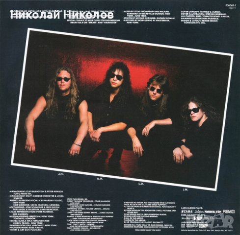 Metallica - And Justice For All - Remastered 2018 2LP - 2 плочи, снимка 2 - Грамофонни плочи - 41589341