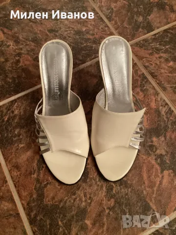 Дамски чехли с ток