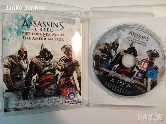 Assassin's Creed Birth of a New World - The American Saga игра за PS3 игра PlayStation 3, снимка 2 - Игри за PlayStation - 40297644
