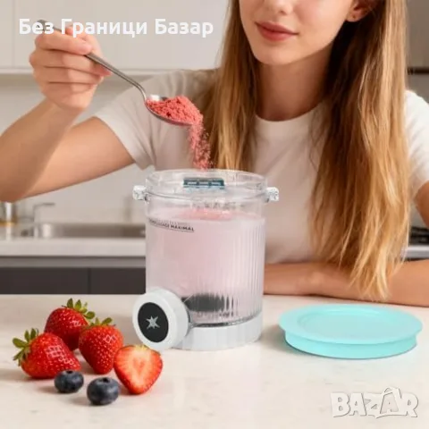 Нови Контейнери за Ninja Creami Swirl NC700 NC701EU 4 броя с цветни капаци за сладолед, снимка 5 - Съдове за готвене - 55943771