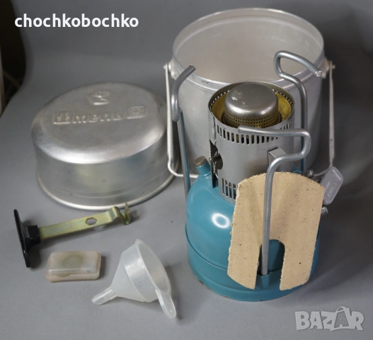 Стар Руски бензинов котлон Шмель нов