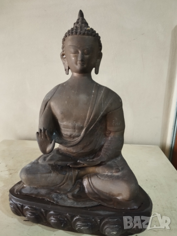 Стара статуетка -Буда, снимка 1 - Други ценни предмети - 44715515