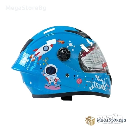 Детска каска 506 - размер M - Синя