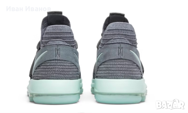 Nike KD 10 Cool Grey Igloo оригинални маратонки номер 40,5 -41, снимка 4 - Маратонки - 44827435