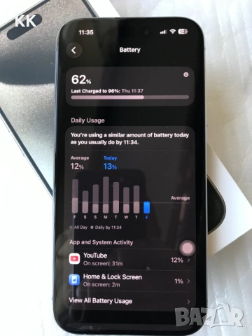 Apple iPhone 15 Pro 128GB Natural Titanium, снимка 7 - Apple iPhone - 53824173