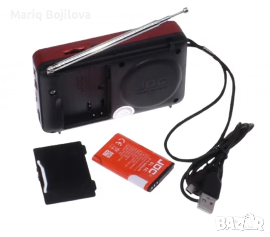 Преносимо радио JOC001, снимка 2 - Радиокасетофони, транзистори - 53625294