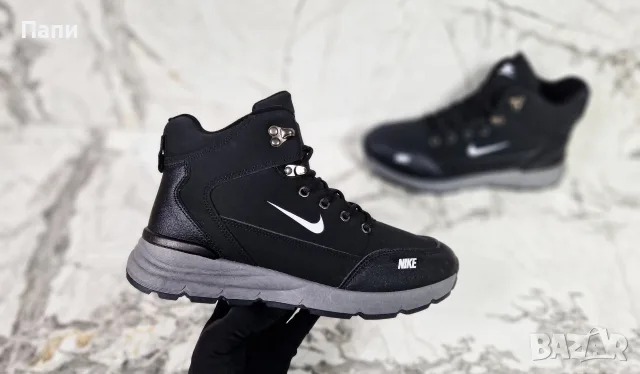 Мъжки зимни обувки с пух Nike, снимка 2 - Мъжки боти - 56150669
