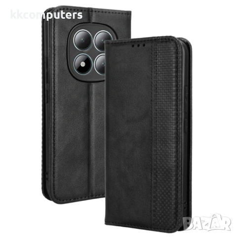 Ретро Кожен Калъф Портфейл за Xiaomi Redmi Note 15 Pro 5G - Магнитен, Стойка, Слотове, 4 цвята, снимка 7 - Резервни части за телефони - 53780006