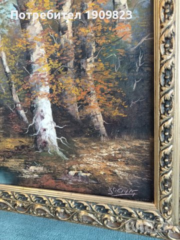 Голяма маслена картина , снимка 5 - Картини - 44255109